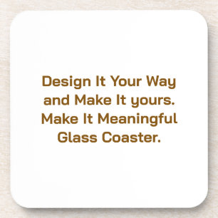 Dessous-de-verre Créez votre personnalisation 3,8" x 3,8"