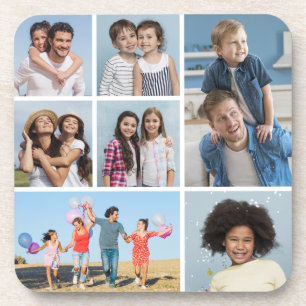 Dessous-de-verre Créez votre propre collection de 7 photos