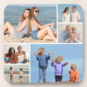 Dessous-de-verre Créez votre propre collection photo de 6 personnes