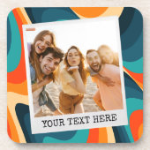 Dessous-de-verre Créez votre propre photo Retro (Devant)