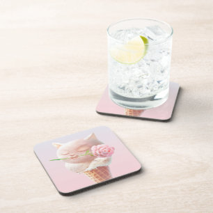Dessous-de-verre Crème de glace Kitty - Rosy & Dreamy