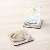 Dessous-de-verre Crème de glace Rose blanche (Côté Droit)