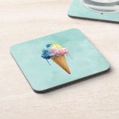 Dessous-de-verre Crème Glacée (Côté gauche)