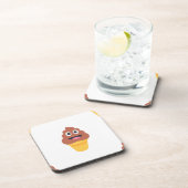 Dessous-de-verre crème glacée cône émoji (Côté Droit)