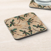 Dessous-de-verre Crème rustique de libellules (Côté gauche)