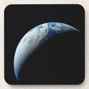 Dessous-de-verre Crescent Terre De La Mission Apollo 4.