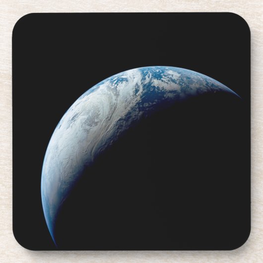 Dessous-de-verre Crescent Terre De La Mission Apollo 4. (Devant)