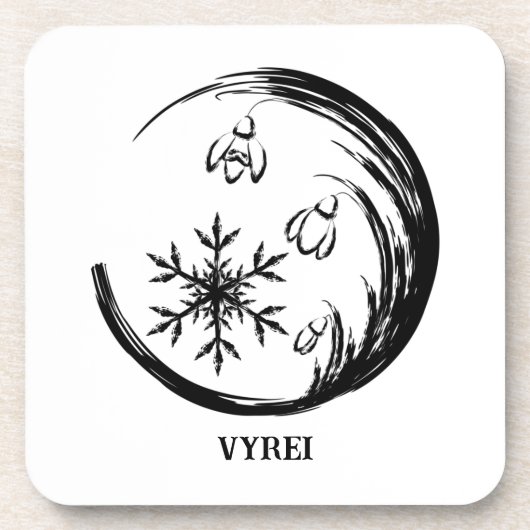 Dessous-de-verre Crest d'hiver (Devant)