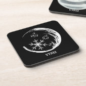 Dessous-de-verre Crest d'hiver (Côté gauche)