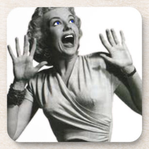 Dessous-de-verre Criard de film d'horreur