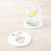 dessous de verre "crier" (Côté)