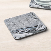 Dessous-de-verre Crique blanche moelleuse pittoresque, Oregon (Côté gauche)