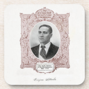 Dessous-de-verre Crispus Attucks : Martyr de la révolution américai