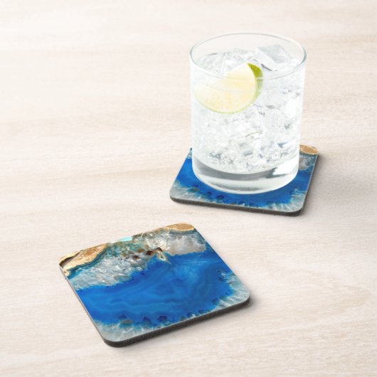 Dessous-de-verre cristal bleu (Côté Droit)