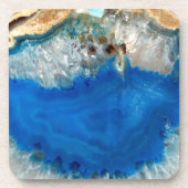 Dessous-de-verre cristal bleu (Devant)