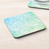 Dessous-de-verre Cristal vert et bleu (Côté gauche)