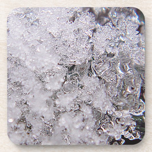 Dessous-de-verre cristaux de glace cool (Devant)