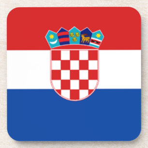 Dessous-de-verre Croatie : Drapeau de Croatie
