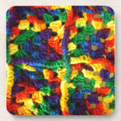 Dessous-de-verre Crochet coloré (Devant)