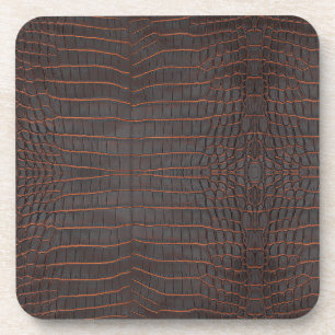Dessous-de-verre Crocodile du Nil de châtaignes Texture Imprimer