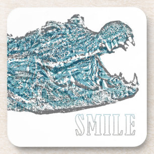 Dessous-de-verre Crocodile du sourire