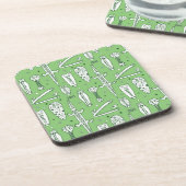 Dessous-de-verre Crocodile Motif (Côté gauche)