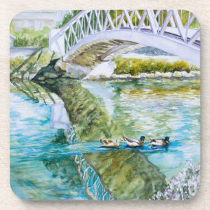 Dessous-de-verre Croisement de canal