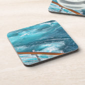 Dessous-de-verre Croisière des Bahamas - Réveil Turquoise (Côté gauche)