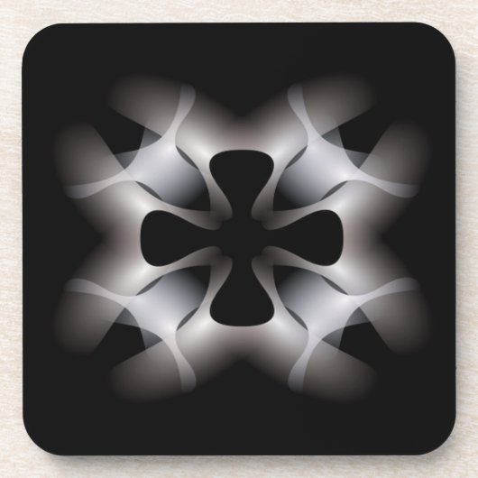 DESSOUS-DE-VERRE CROIX ABSTRAITE (Devant)