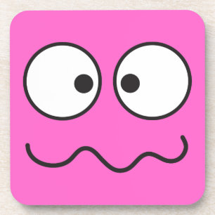 Dessous-de-verre Croix aliénée folle de visage observée