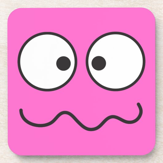 Dessous-de-verre Croix aliénée folle de visage observée (Devant)