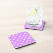 Dessous-de-verre Croix blanches sur lilas (Côté Droit)