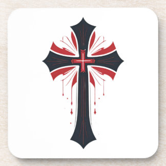 Dessous-de-verre Croix saignante