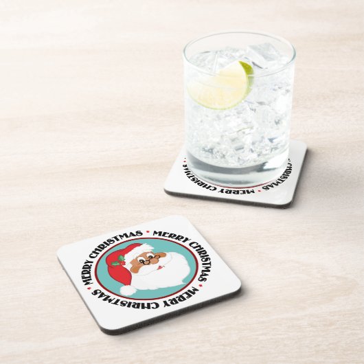 Dessous-de-verre Croyez-vous au Père Noël noir ? (Côté Droit)