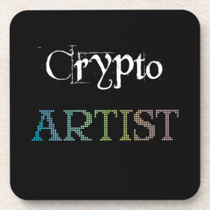Dessous-de-verre Crypto Artist Dark