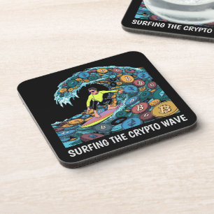 Dessous-de-verre Crypto de surf