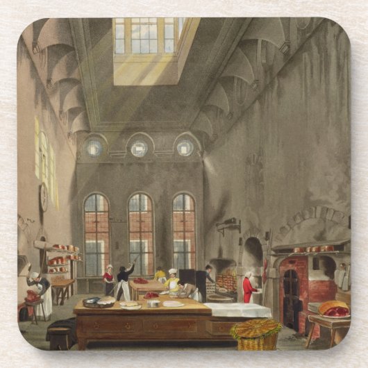 Dessous-de-verre Cuisine, le palais de St James, gravé par William (Devant)