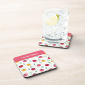 Dessous-de-verre Cuisine Motif de tomate rose rouge et jaune (Côté Droit)