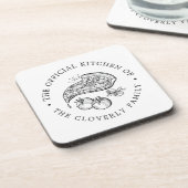 Dessous-de-verre Cuisine officielle | Pizza Thème Servi En Céramiqu (Côté gauche)