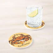 Dessous de verre cuits à la vapeur de crabe et de (Côté)