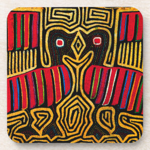 Dessous-de-verre Cuna Indian Mola Duck Design