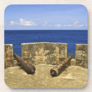 Dessous-de-verre Curaçao. Fort Beekenburg baie de Caracas.