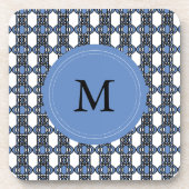 Dessous-de-verre Custom Blue Abstract (Devant)