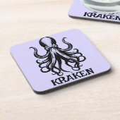 Dessous-de-verre Custom Kraken Octopus Squid Name Personalized (Côté gauche)