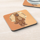 Dessous-de-verre Cute Anime Boy in Bear (Côté gauche)