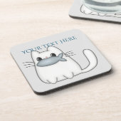 Dessous-de-verre Cute chat avec poisson Prix (Côté gauche)