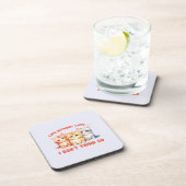 Dessous-de-verre Cute Chatons Colorés - Vie Sans Chats? (Côté Droit)