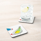 Dessous-de-verre Cute chickens watercolor (Côté Droit)