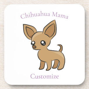 Dessous-de-verre Cute Chihuahua Mama Art Thunder_Cove