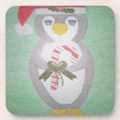 Dessous-de-verre Cute Christmas Penguin (Devant)